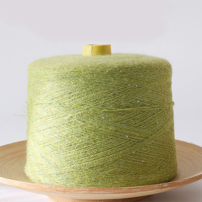 Fancy Comfortable 2/36Nm Dyed Wool Acrylic Yarn ไนลอนสูง 50% คาชเมอรี่ เหมือน