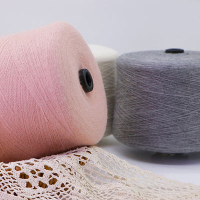 สายใยและเส้นใยที่รู้สึก โพลิเอสเตอร์ ผ้าใบ แอคริลิกผสมสายใย 5Ply สายใยผ้าใบนม