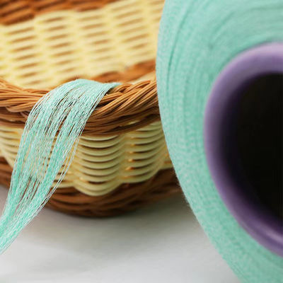 คอร์ O/E Virgin Circula 75D/24F Vortex Viscose Melange Yarn สายสับสีสําหรับการผสม