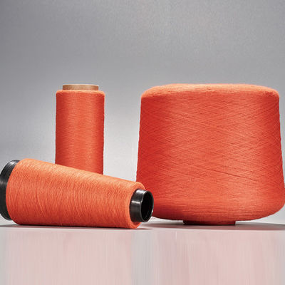 คอร์ O/E Virgin Circula 75D/24F Vortex Viscose Melange Yarn สายสับสีสําหรับการผสม