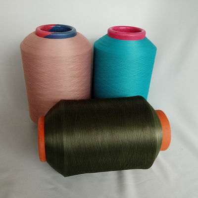 สายใยสเปนเด็กซ์พูนที่มีเนื้อเยื่อ สียืดหยุ่น 2075 ผู้ใหญ่เคลือบ 100/48 620D 140D เปลเด็ก