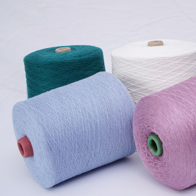 เสื้อผ้าความเข้มแข็ง 210D สายพอลิเอสเตอร์ผสมผสาน 75D 402 RING SPUN สายพอลิเอสเตอร์แบบเดียว