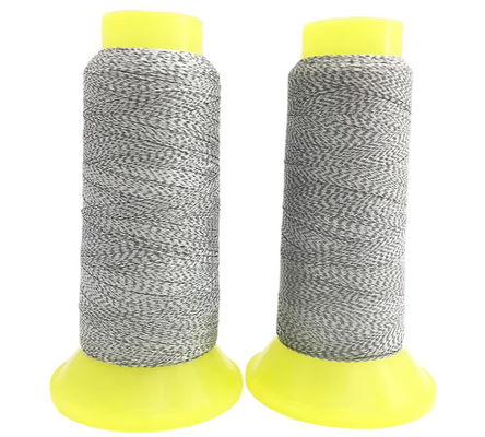 Single Both Side Sewing Iridescent Reflective Embroidery Thread Reflective Yarn สําหรับความปลอดภัยในตอนกลางคืน