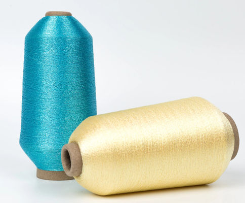 150d 5000y 128g Untwist Rayon ใยโลหะเย็บเส้นสําหรับเครื่อง